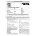 ZANUSSI TA1050 Owners Manual ZANUSSI TA1050 Owners Manual