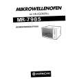 HITACHI MR-7985 Owners Manual HITACHI MR-7985 Owners Manual