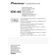 PIONEER IDK-80 Owners Manual PIONEER IDK-80 Owners Manual