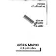 ARTHUR MARTIN ELECTROLUX CL2200 Owners Manual ARTHUR MARTIN ELECTROLUX CL2200 Owners Manual