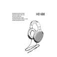 SENNHEISER HD600 Owners Manual SENNHEISER HD600 Owners Manual