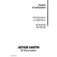 ARTHUR MARTIN ELECTROLUX AR8913B Owners Manual ARTHUR MARTIN ELECTROLUX AR8913B Owners Manual