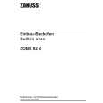ZANUSSI ZOBK92SX Owners Manual ZANUSSI ZOBK92SX Owners Manual