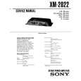 SONY XM-2022 Service Manual SONY XM-2022 Service Manual