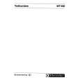 ELECTROLUX WT535 Owners Manual ELECTROLUX WT535 Owners Manual
