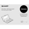 SHARP PWE310 Owners Manual SHARP PWE310 Owners Manual