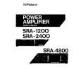 ROLAND SRA-4800 Owners Manual ROLAND SRA-4800 Owners Manual
