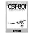 ACOS GST-801 Owners Manual ACOS GST-801 Owners Manual