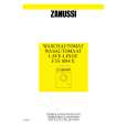 ZANUSSI FJS1084X Owners Manual ZANUSSI FJS1084X Owners Manual