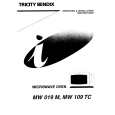 TRICITY BENDIX MW109TC Owners Manual TRICITY BENDIX MW109TC Owners Manual