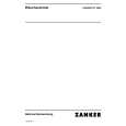 ZANKER DF2600 (PRIVILEG) Owners Manual ZANKER DF2600 (PRIVILEG) Owners Manual