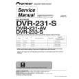 PIONEER DVR-233-S/KCXV Service Manual PIONEER DVR-233-S/KCXV Service Manual