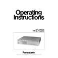 PANASONIC WJ-FS616 Owners Manual PANASONIC WJ-FS616 Owners Manual