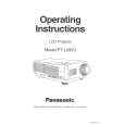 PANASONIC PTL292U Owners Manual PANASONIC PTL292U Owners Manual