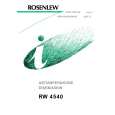 ROSENLEW RW4540 Owners Manual ROSENLEW RW4540 Owners Manual