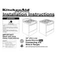 WHIRLPOOL KGST300HBT2 Installation Manual WHIRLPOOL KGST300HBT2 Installation Manual