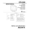 SONY CPDG500 Service Manual SONY CPDG500 Service Manual