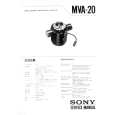 SONY MVA-20 Service Manual SONY MVA-20 Service Manual
