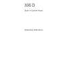 AEG 335 D d Owners Manual AEG 335 D d Owners Manual