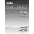 YAMAHA CDX-E100RDS Owners Manual YAMAHA CDX-E100RDS Owners Manual