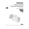 PANASONIC AJSPX800 Owners Manual PANASONIC AJSPX800 Owners Manual