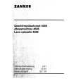 ZANKER GSA 4656 B Owners Manual ZANKER GSA 4656 B Owners Manual