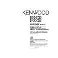 KENWOOD KDC-C465 Owners Manual KENWOOD KDC-C465 Owners Manual