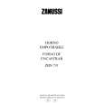 ZANUSSI ZBN731N/1 Owners Manual ZANUSSI ZBN731N/1 Owners Manual