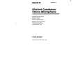 SONY ECM-MS907 Owners Manual SONY ECM-MS907 Owners Manual