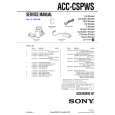 SONY ACCCSPWS Service Manual SONY ACCCSPWS Service Manual