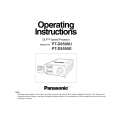 PANASONIC PT-D8500E Owners Manual PANASONIC PT-D8500E Owners Manual