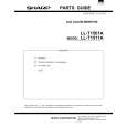 SHARP LL-T1501A Parts Catalog SHARP LL-T1501A Parts Catalog
