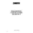 ZANUSSI ZR220/100T Owners Manual ZANUSSI ZR220/100T Owners Manual