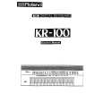 ROLAND KR-100 Owners Manual ROLAND KR-100 Owners Manual