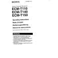 SONY ECM-T140 Owners Manual SONY ECM-T140 Owners Manual