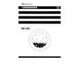 ELECTROLUX WH240 Owners Manual ELECTROLUX WH240 Owners Manual