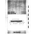 SHARP SA200H Owners Manual SHARP SA200H Owners Manual