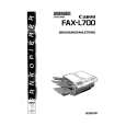 CANON FAX-L700 Owners Manual CANON FAX-L700 Owners Manual
