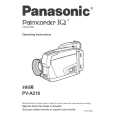 PANASONIC PVA216 Owners Manual PANASONIC PVA216 Owners Manual