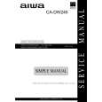 AIWA CADW245 Service Manual AIWA CADW245 Service Manual