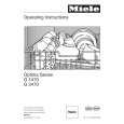MIELE G1470SCVi Owners Manual MIELE G1470SCVi Owners Manual