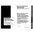 WHIRLPOOL LGR4634BQ0 Installation Manual WHIRLPOOL LGR4634BQ0 Installation Manual
