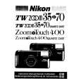 NIKON TW ZOOM 35-70 Owners Manual NIKON TW ZOOM 35-70 Owners Manual
