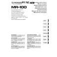 CASIO MR100 Owners Manual CASIO MR100 Owners Manual