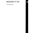 AEG MC21SR1-W/F Owners Manual AEG MC21SR1-W/F Owners Manual