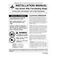 WHIRLPOOL CGR1420BDW Installation Manual WHIRLPOOL CGR1420BDW Installation Manual