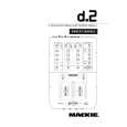 MACKIE D2 Owners Manual MACKIE D2 Owners Manual