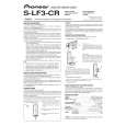 PIONEER S-LF3-CR/XTW/E Owners Manual PIONEER S-LF3-CR/XTW/E Owners Manual