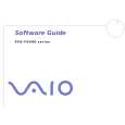 SONY PCG-FX902P VAIO Software Manual SONY PCG-FX902P VAIO Software Manual