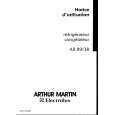 ARTHUR MARTIN ELECTROLUX AR8993B Owners Manual ARTHUR MARTIN ELECTROLUX AR8993B Owners Manual